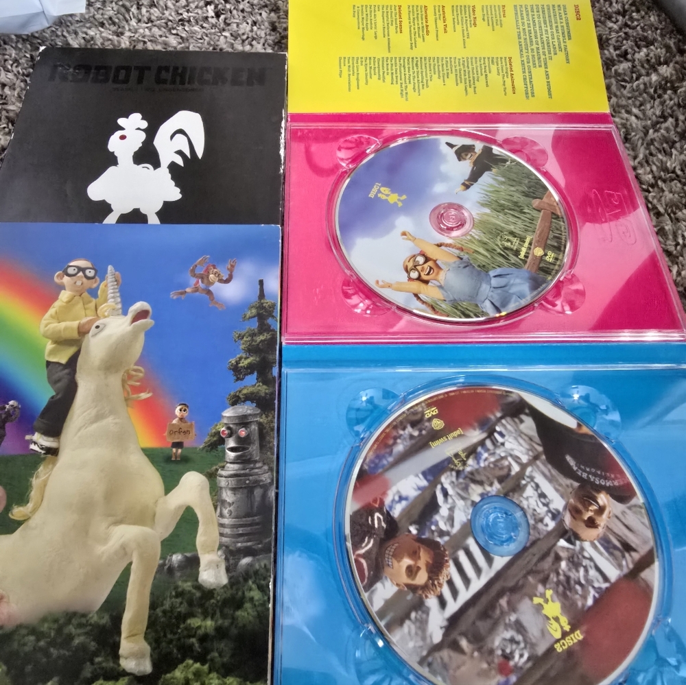 Robot Chicken 2nd And 4th Season‎ Dvds